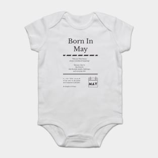 Born in May Baby Bodysuit